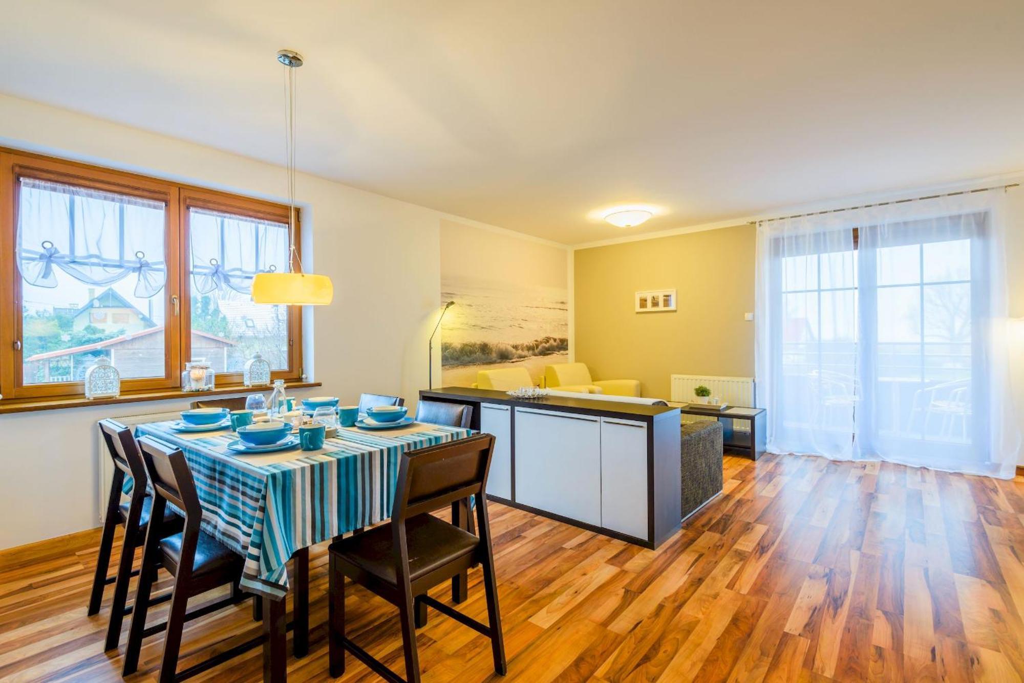 Apartamenty Mierzeja - Willa Turkusowa, Kąty Rybackie Kültér fotó