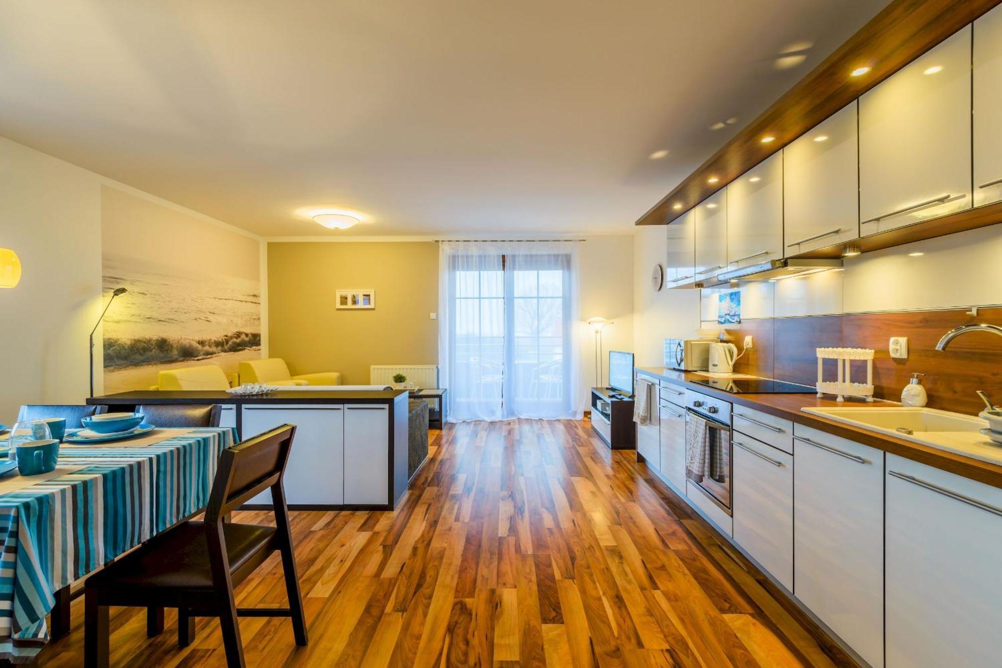Apartamenty Mierzeja - Willa Turkusowa, Kąty Rybackie Kültér fotó